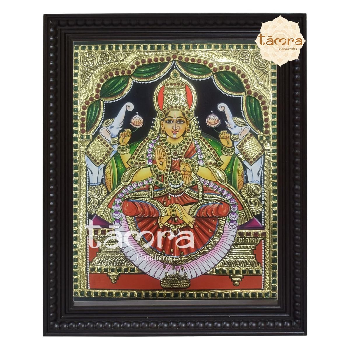 Tanjore Painting - Gaja Lakshmi