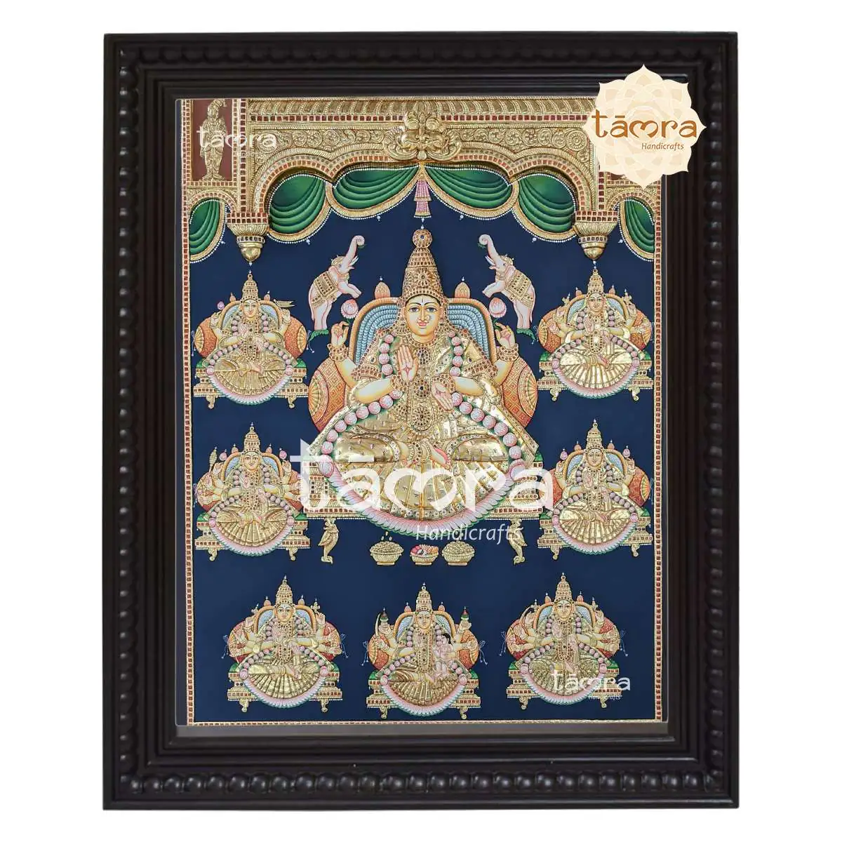 Tanjore Painting - Ashtalakshmi Tanjore Painting
