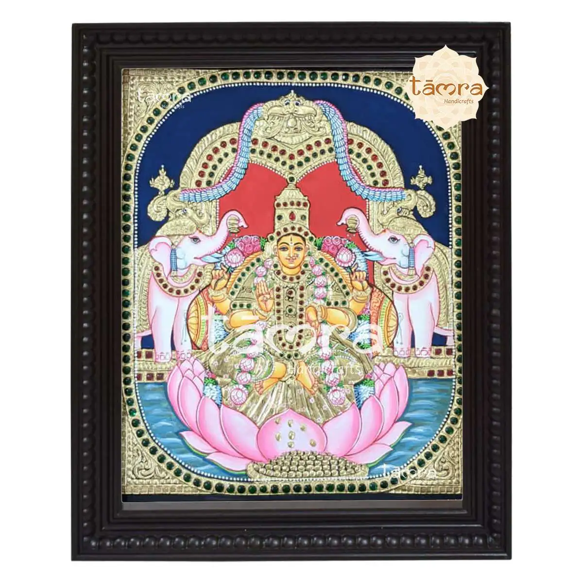Tanjore Painting - Gaja Lakshmi