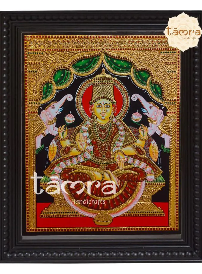 Tanjore Painting - Ethnic Laxmi