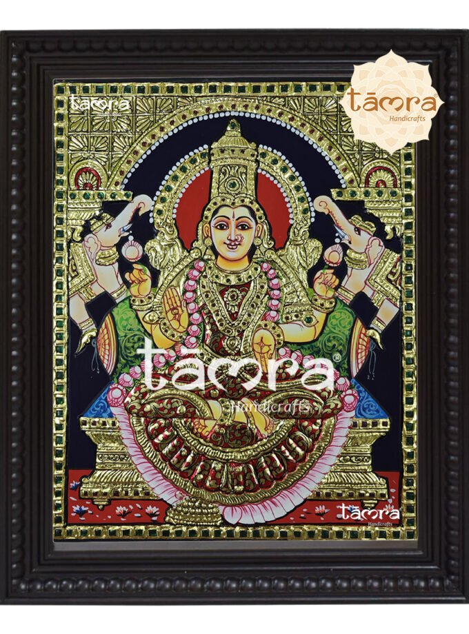 Tanjore Painting - Ethnic Laxmi