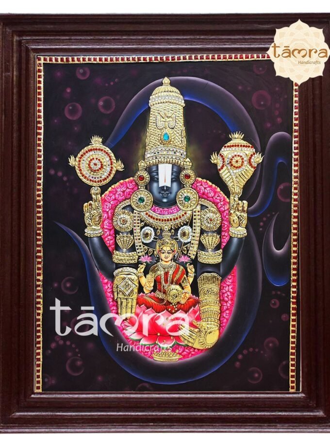 Tanjore Painting - Balaji OM Tanjore Painting