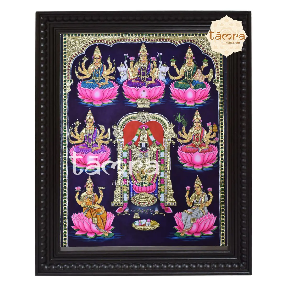 Tanjore Painting - Balaji AshtaLakshmi Tanjore Painting