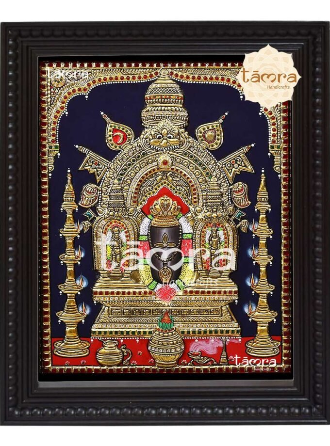 Tanjore Painting - Manjunatha Swamy