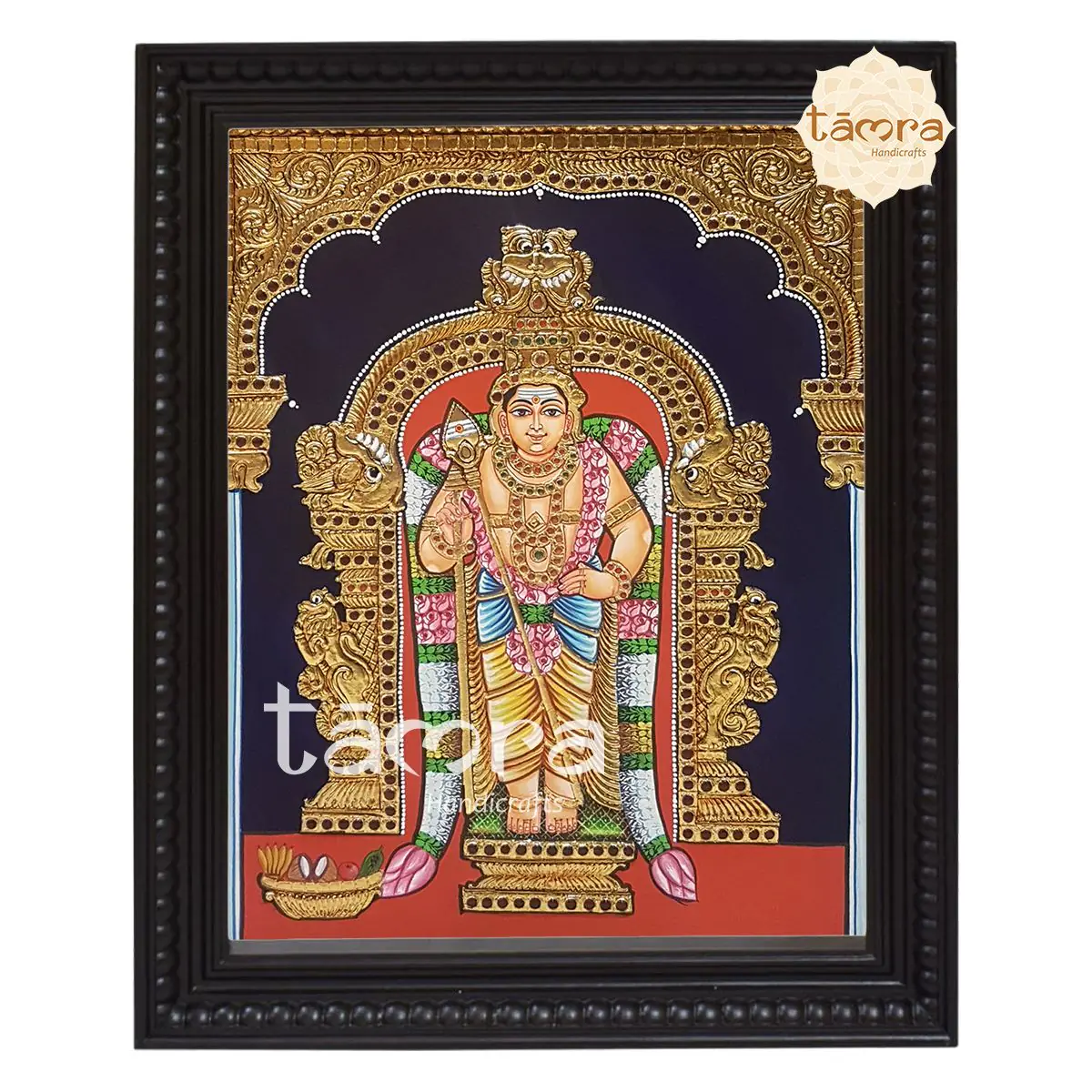 Tanjore Painting - Murugan Swamy