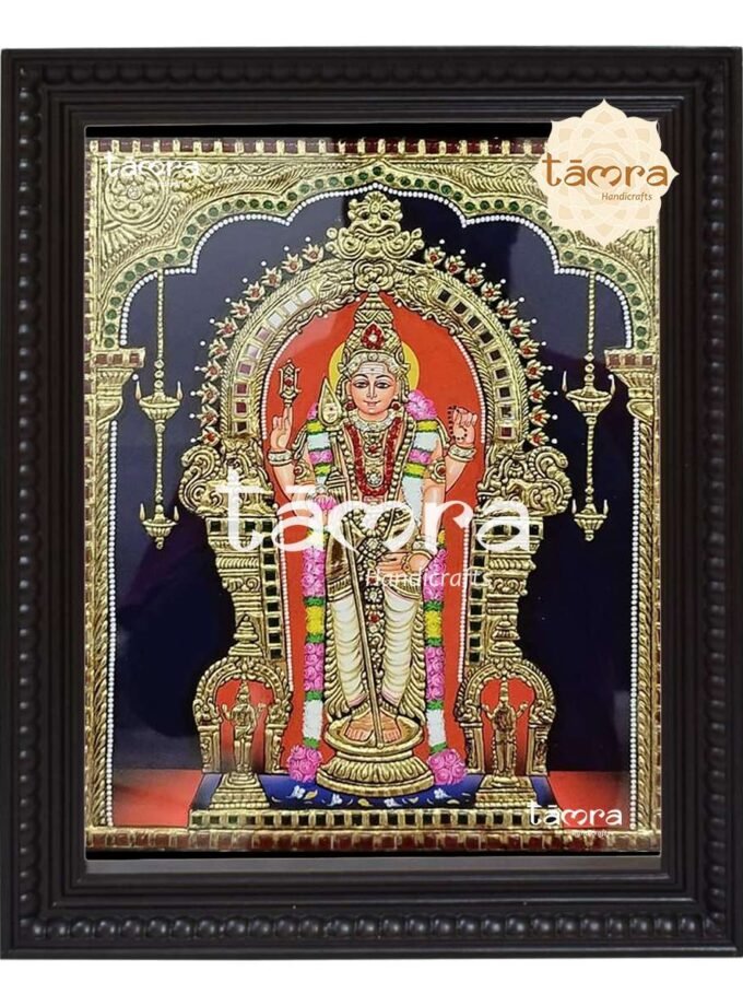 Tanjore Painting - Murugan Swamy