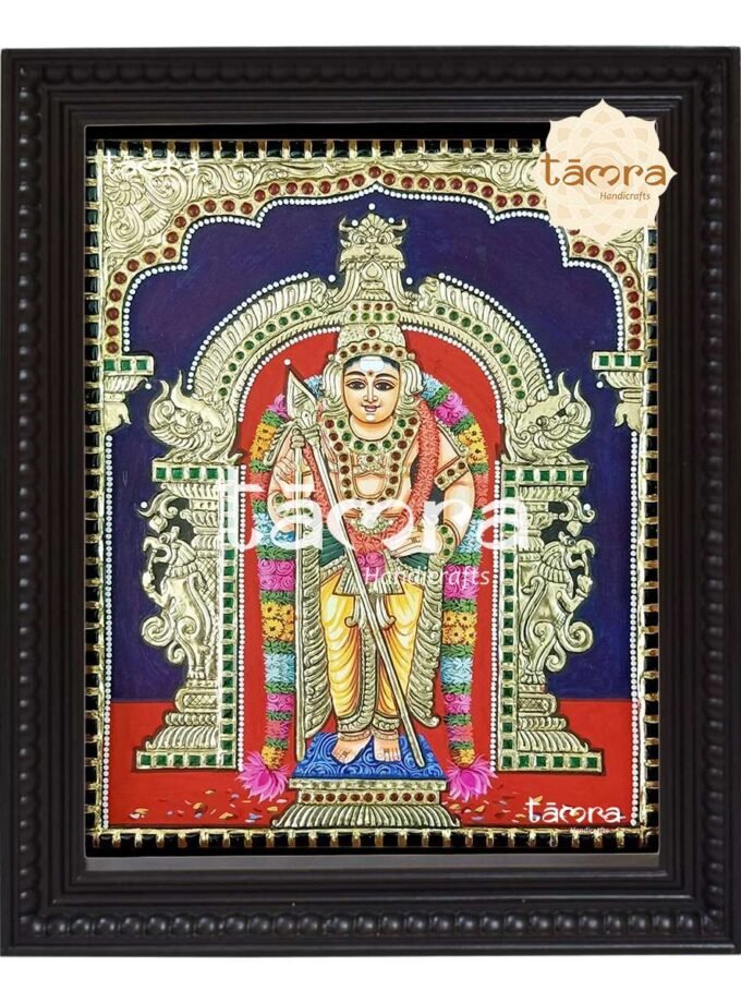 Tanjore Painting - Murugan Swamy