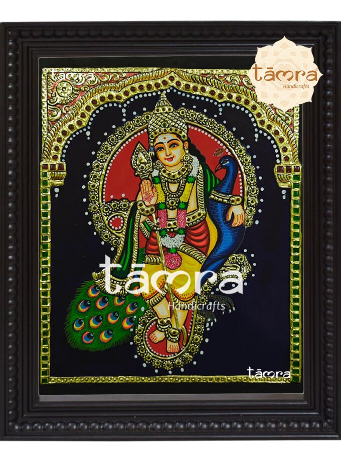 Tanjore Painting - Murugan Swamy
