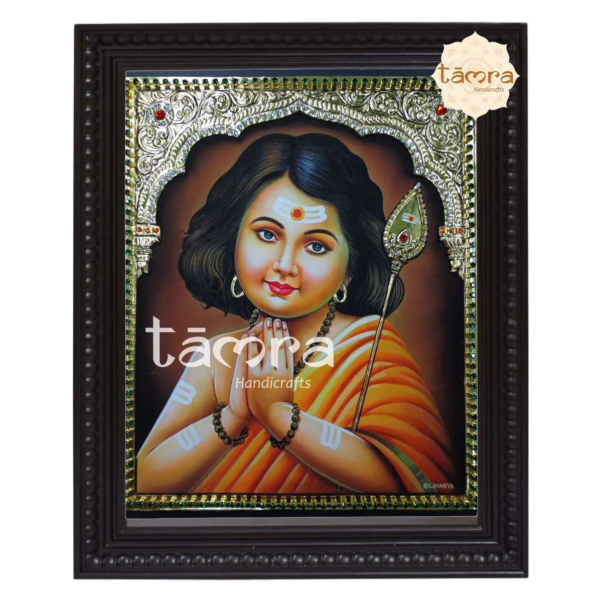 Tanjore Painting - Kartikeya