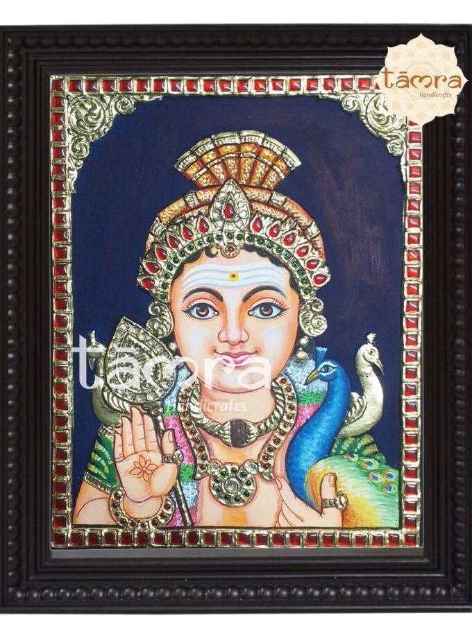 Tanjore Painting - Murugan Swamy
