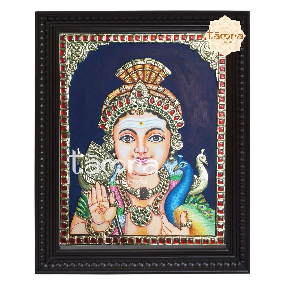 Tanjore Painting - Murugan Swamy