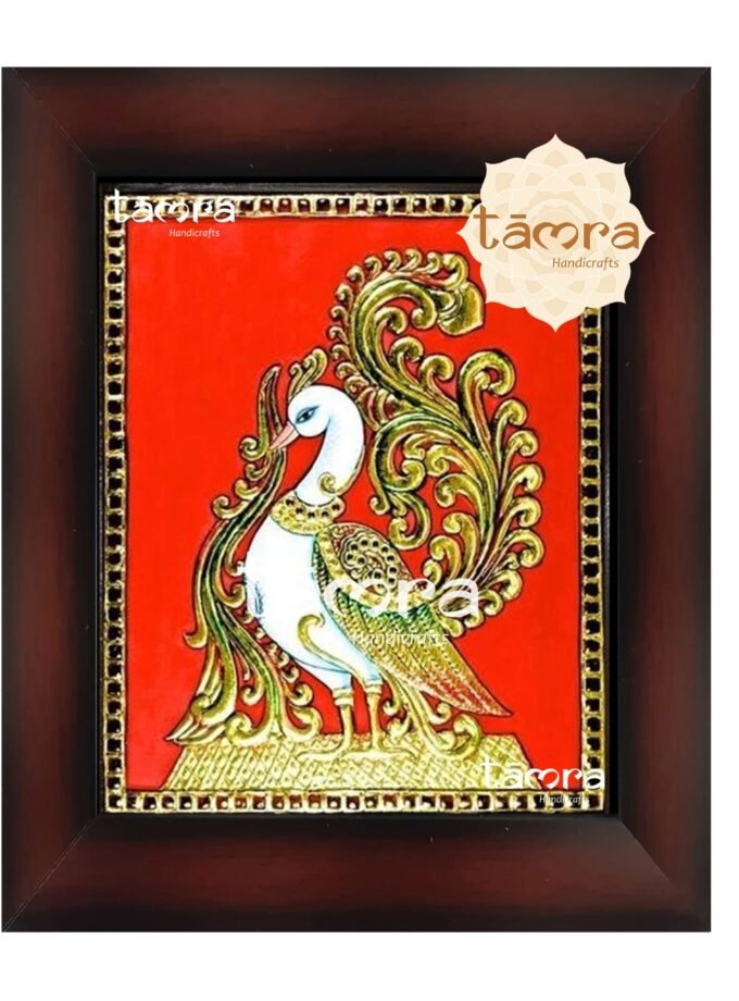 Tanjore Painting - Peacock