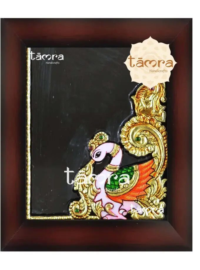 Tanjore Painting - Peacock
