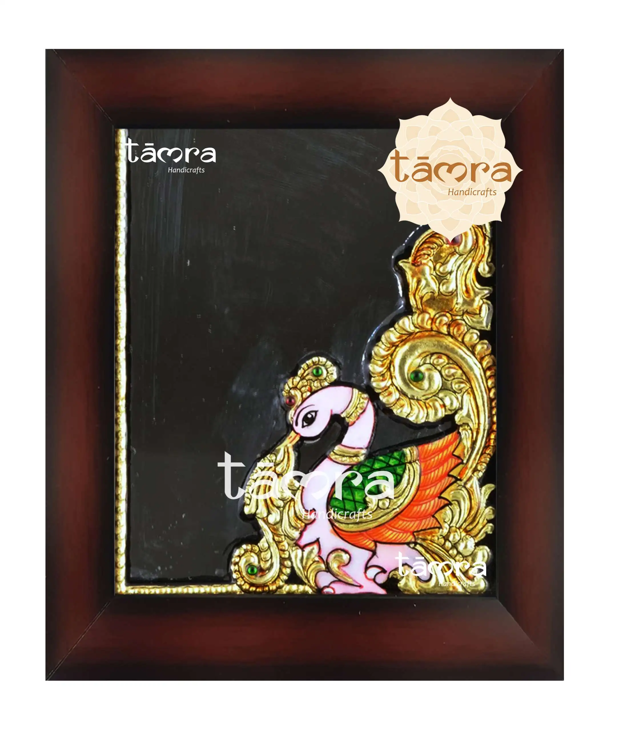 Tanjore Painting - Peacock