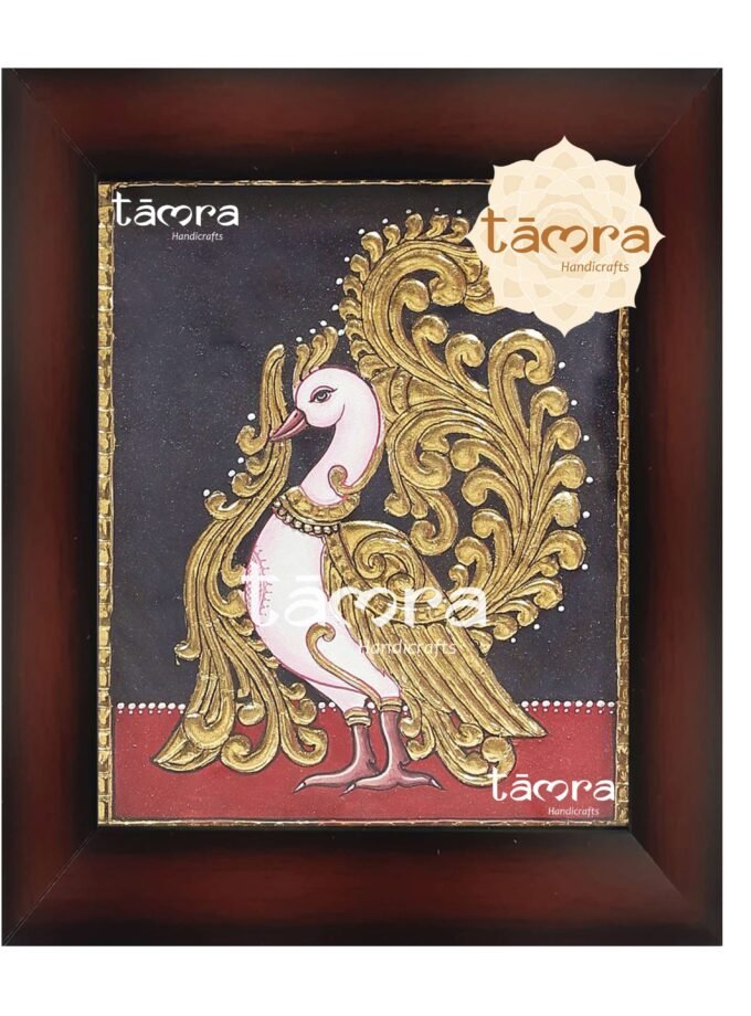 Tanjore Painting - Peacock