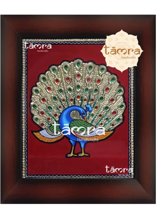 Tanjore Painting - Peacock