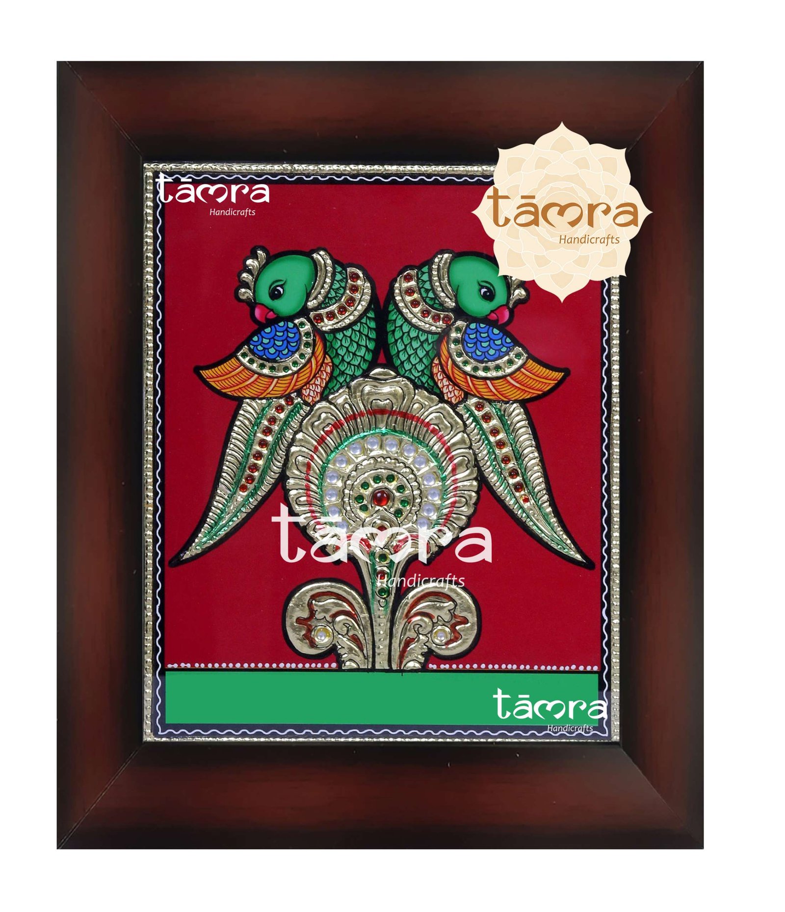 Tanjore Painting - Peacock