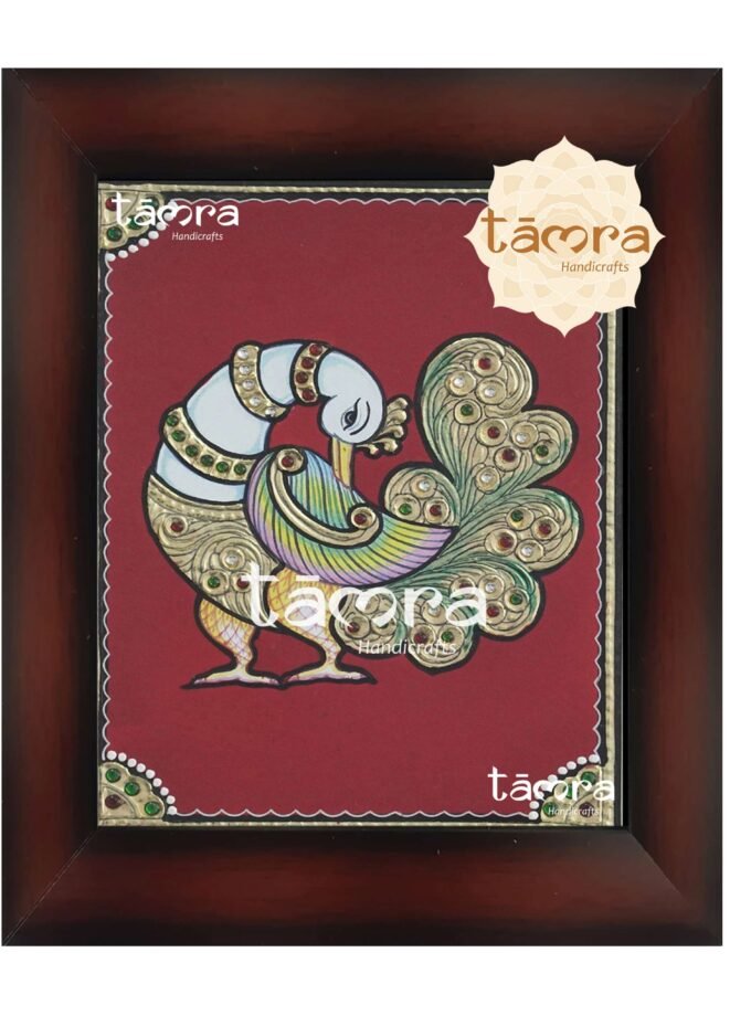 Tanjore Painting - Peacock