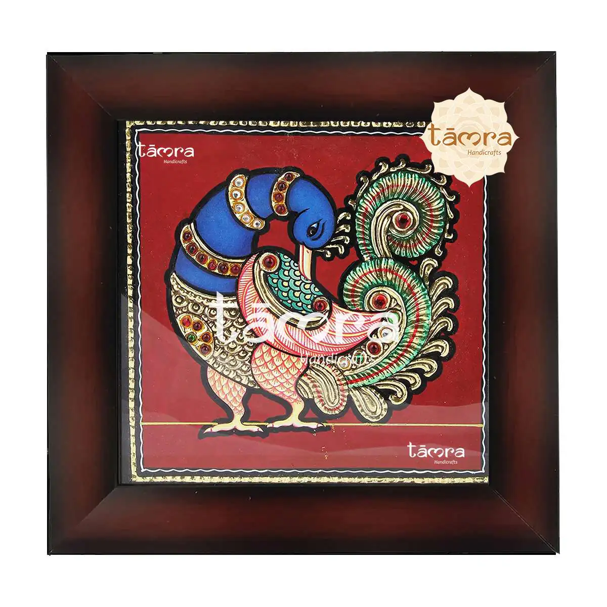 Tanjore Painting - Peacock