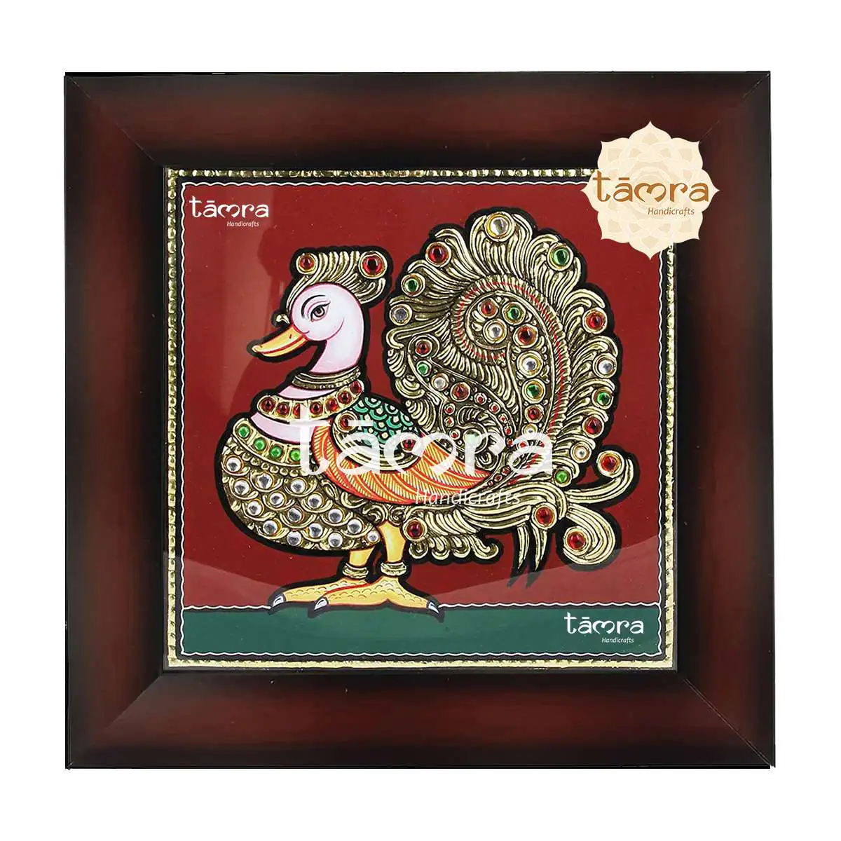 Tanjore Painting - Peacock