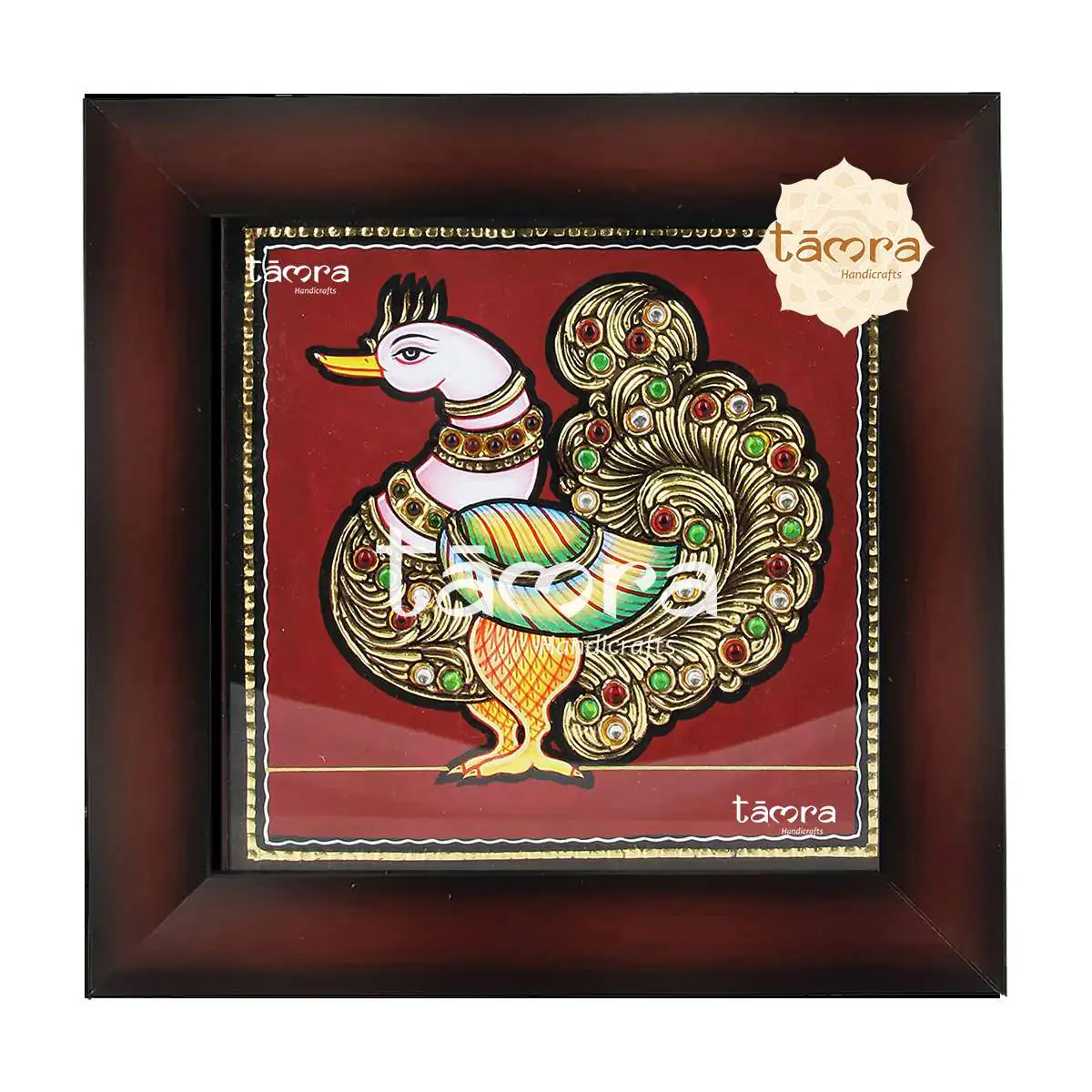 Tanjore Painting - Peacock