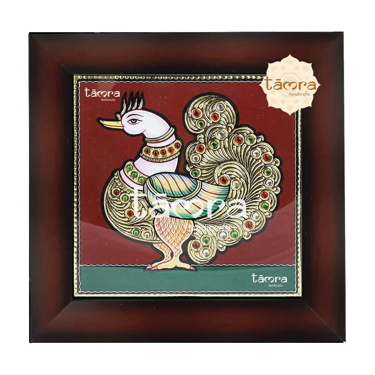 Tanjore Painting - Peacock