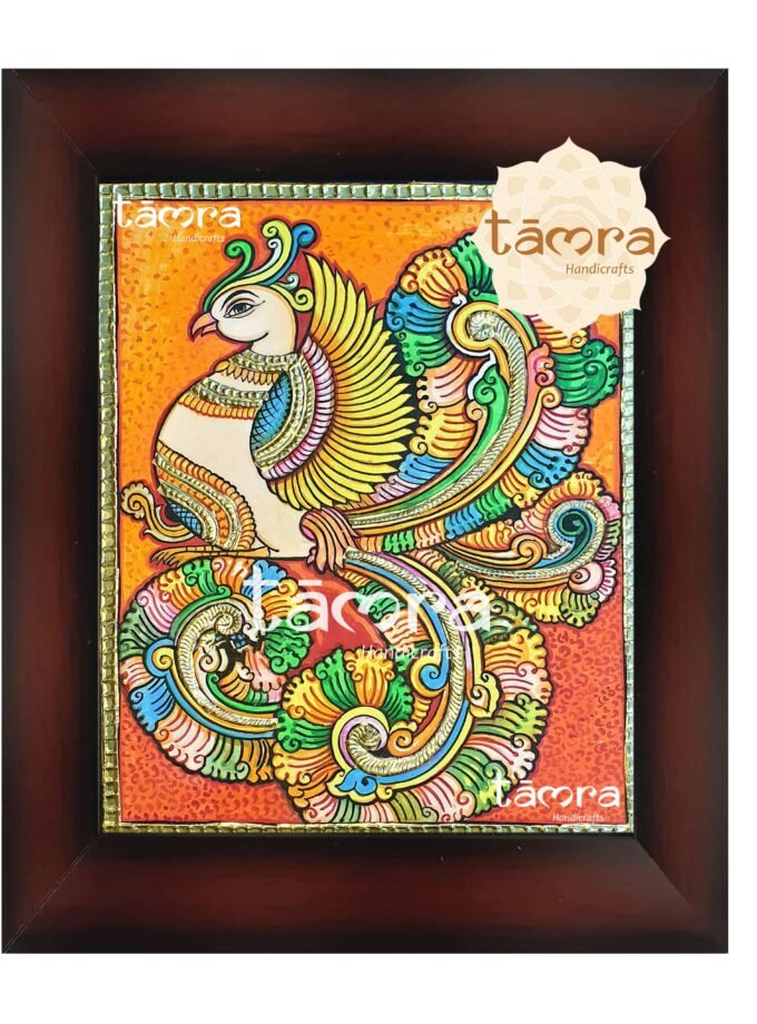 Tanjore Painting - Peacock