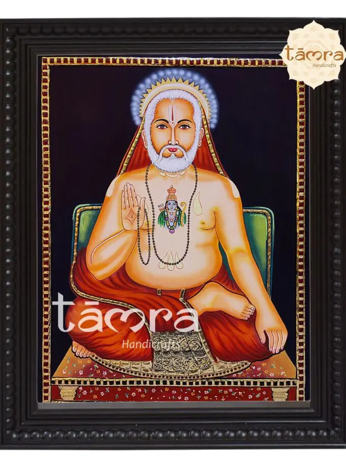 Tanjore Painting - Raghavendra Swamy