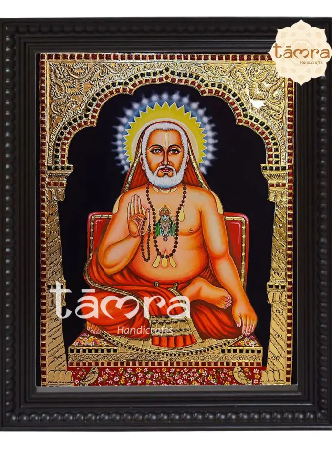 Tanjore Painting - Raghavendra Swamy