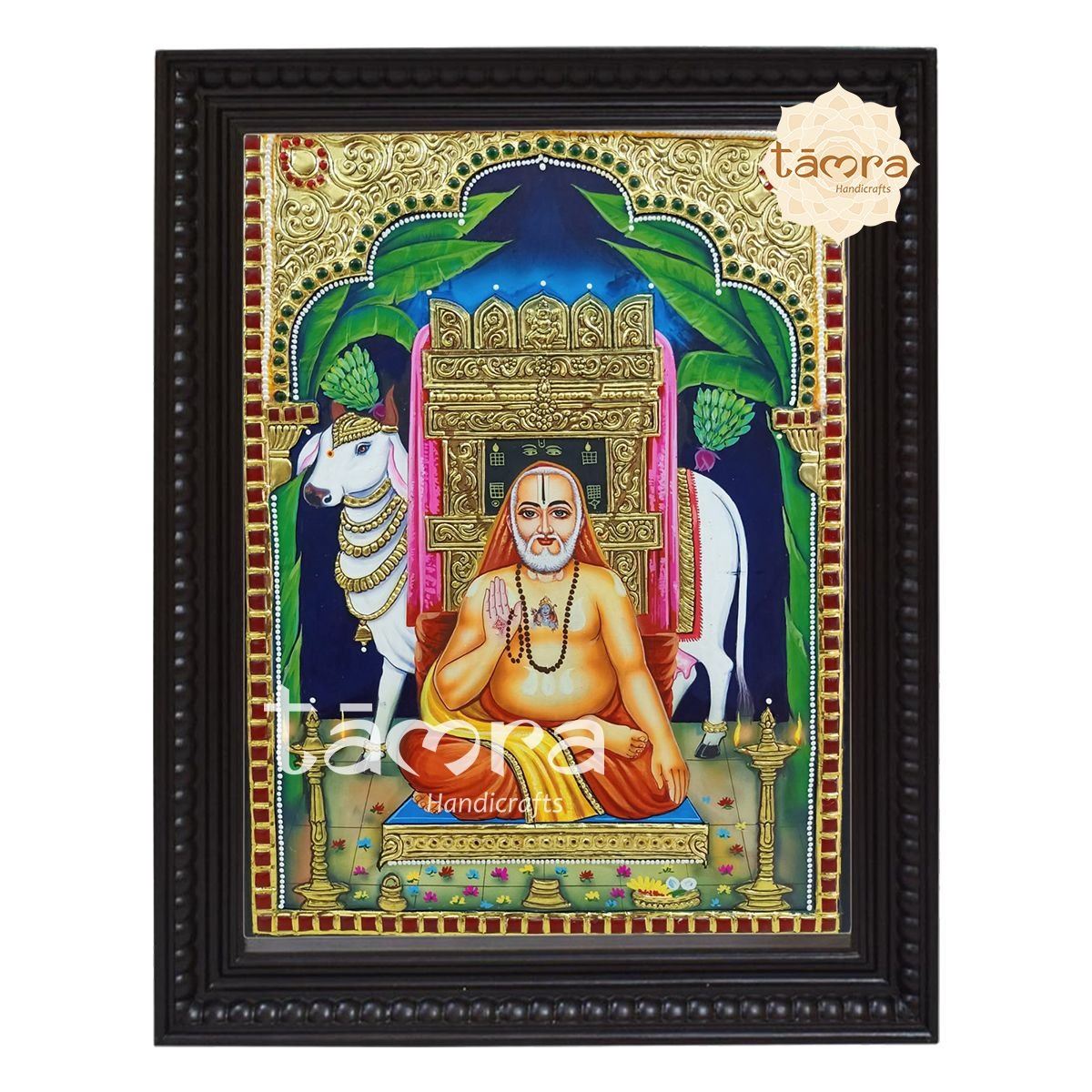 Tanjore Painting - Raghavendra Swamy