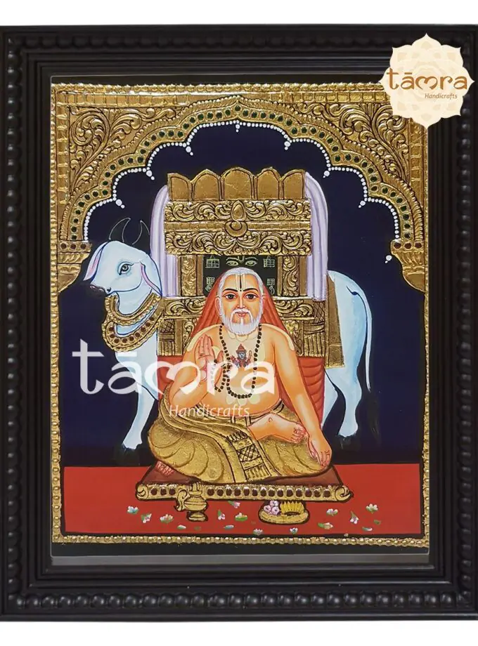 Tanjore Painting - Raghavendra Swamy