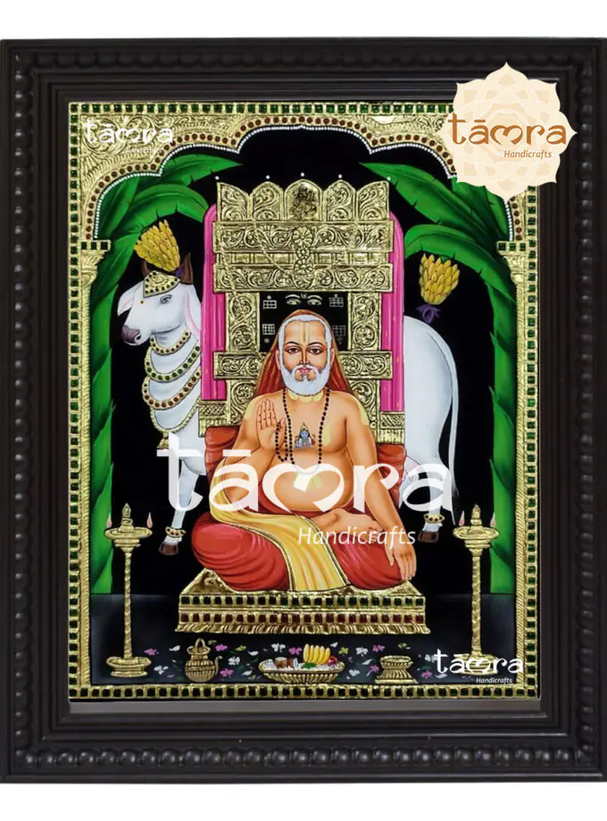 Tanjore Painting - Raghavendra Swamy