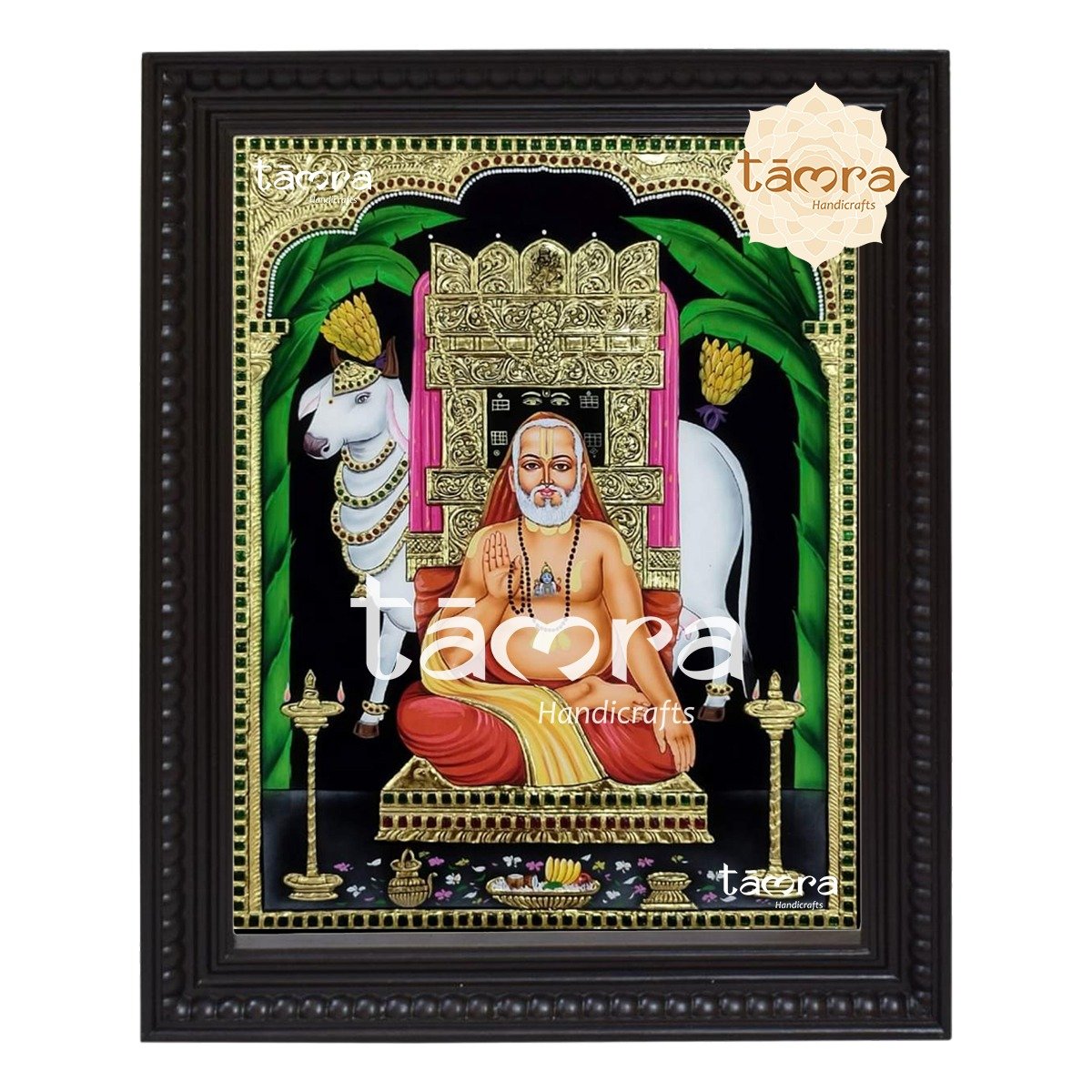Tanjore Painting - Raghavendra Swamy