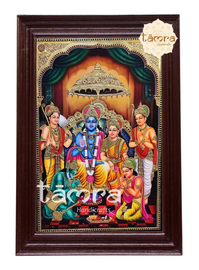 Tanjore Painting - Ram Darbar
