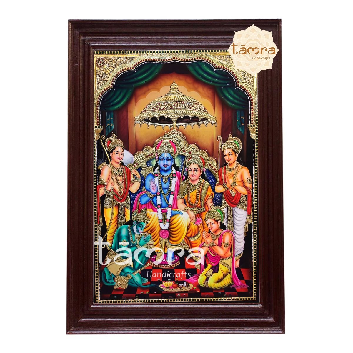 Tanjore Painting - Ram Darbar