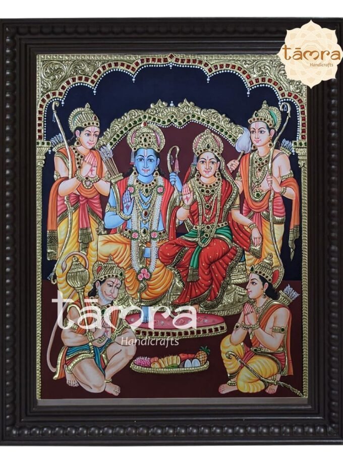 Tanjore Painting - Ram Darbar