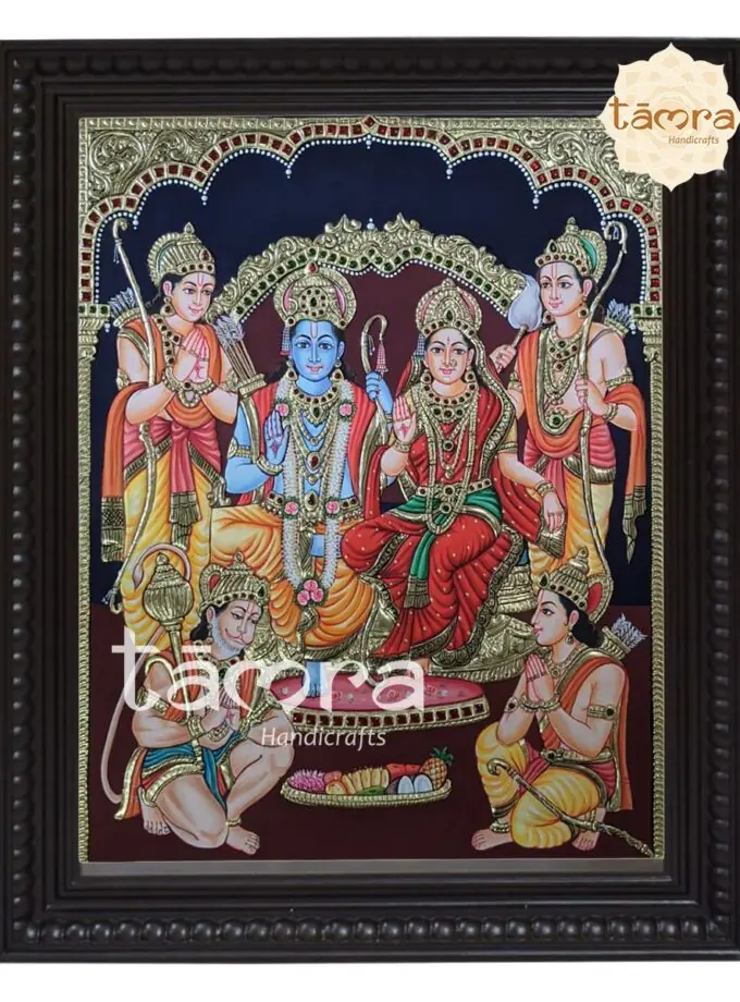 Tanjore Painting - Ram Darbar