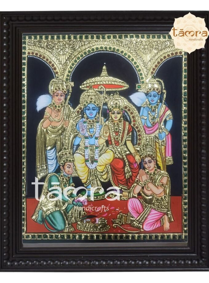 Tanjore Painting - Ram Darbar
