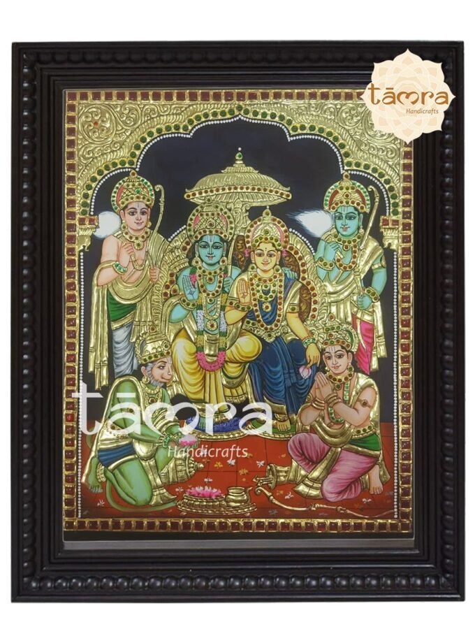 Tanjore Painting - Ram Darbar