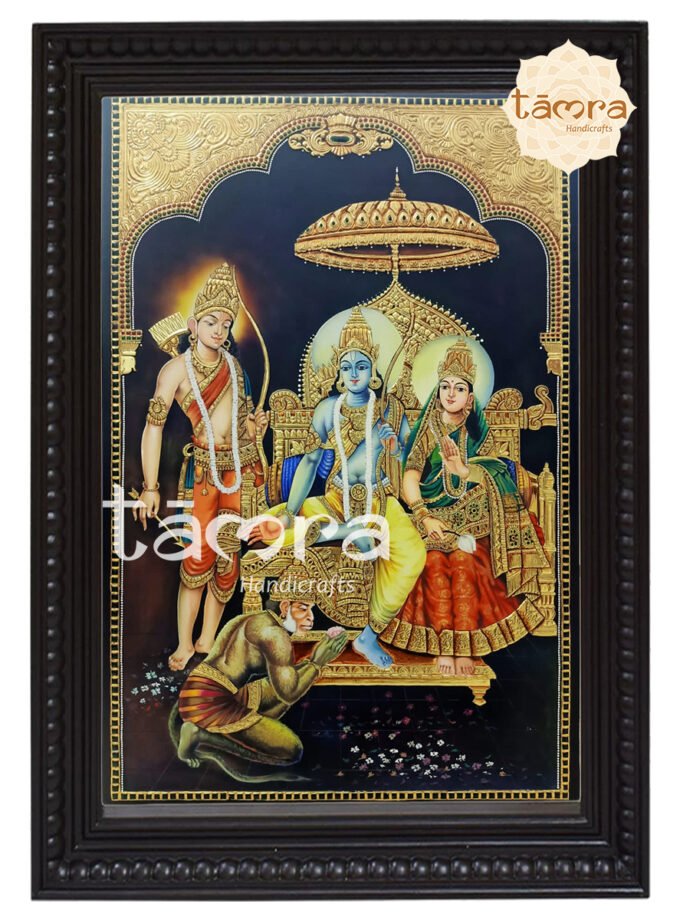 Tanjore Painting - Ram Darbar