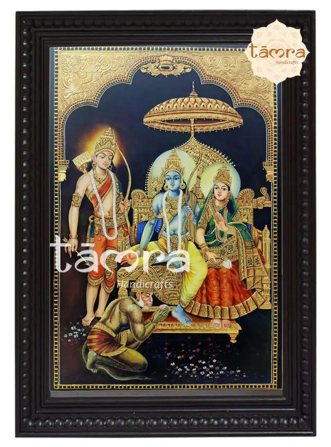 Tanjore Painting - Ram Darbar