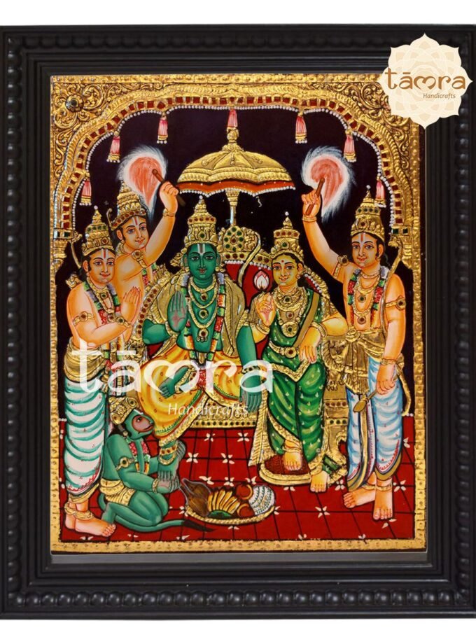 Tanjore Painting - Ram Darbar