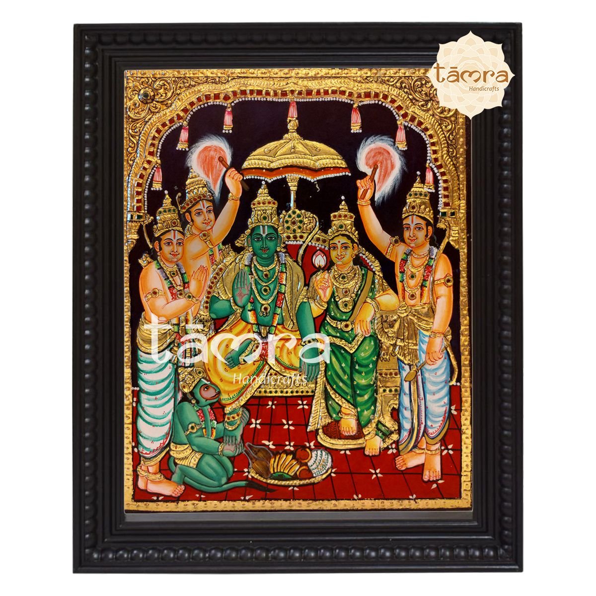 Tanjore Painting - Ram Darbar