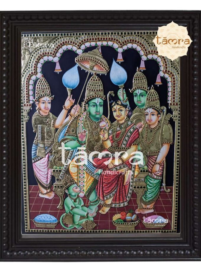 Tanjore Painting - Ram Darbar