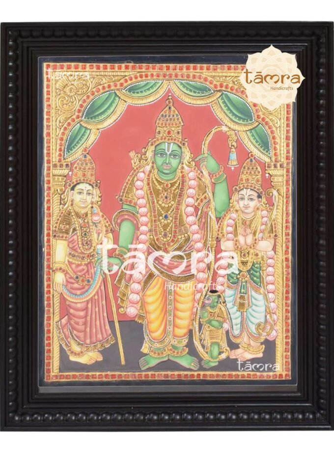 Tanjore Painting - Ram Darbar