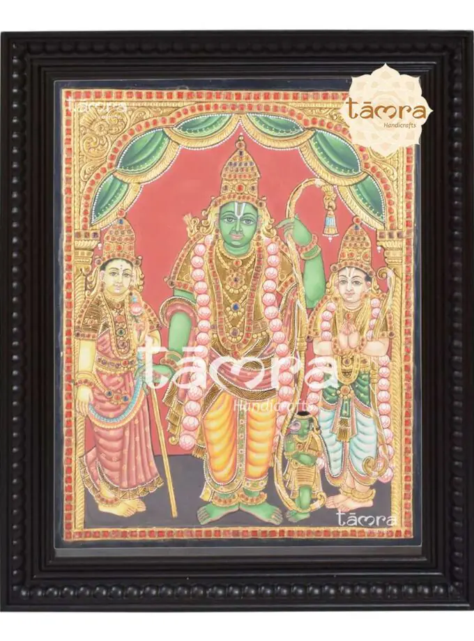 Tanjore Painting - Ram Darbar