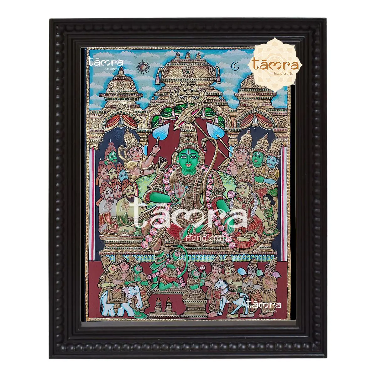 Tanjore Painting - Ramar Pattabishekam