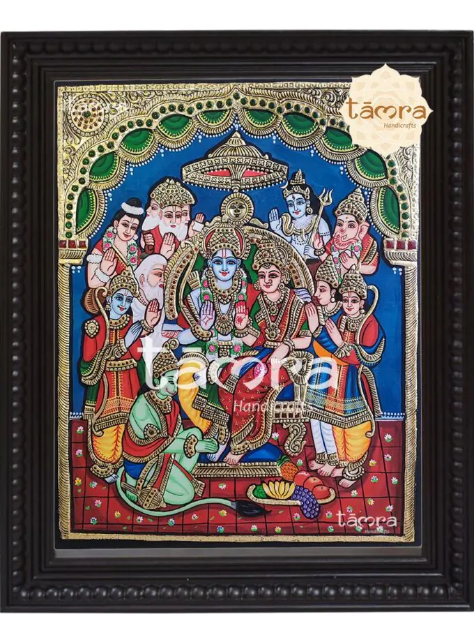 Tanjore Painting - Ram Darbar