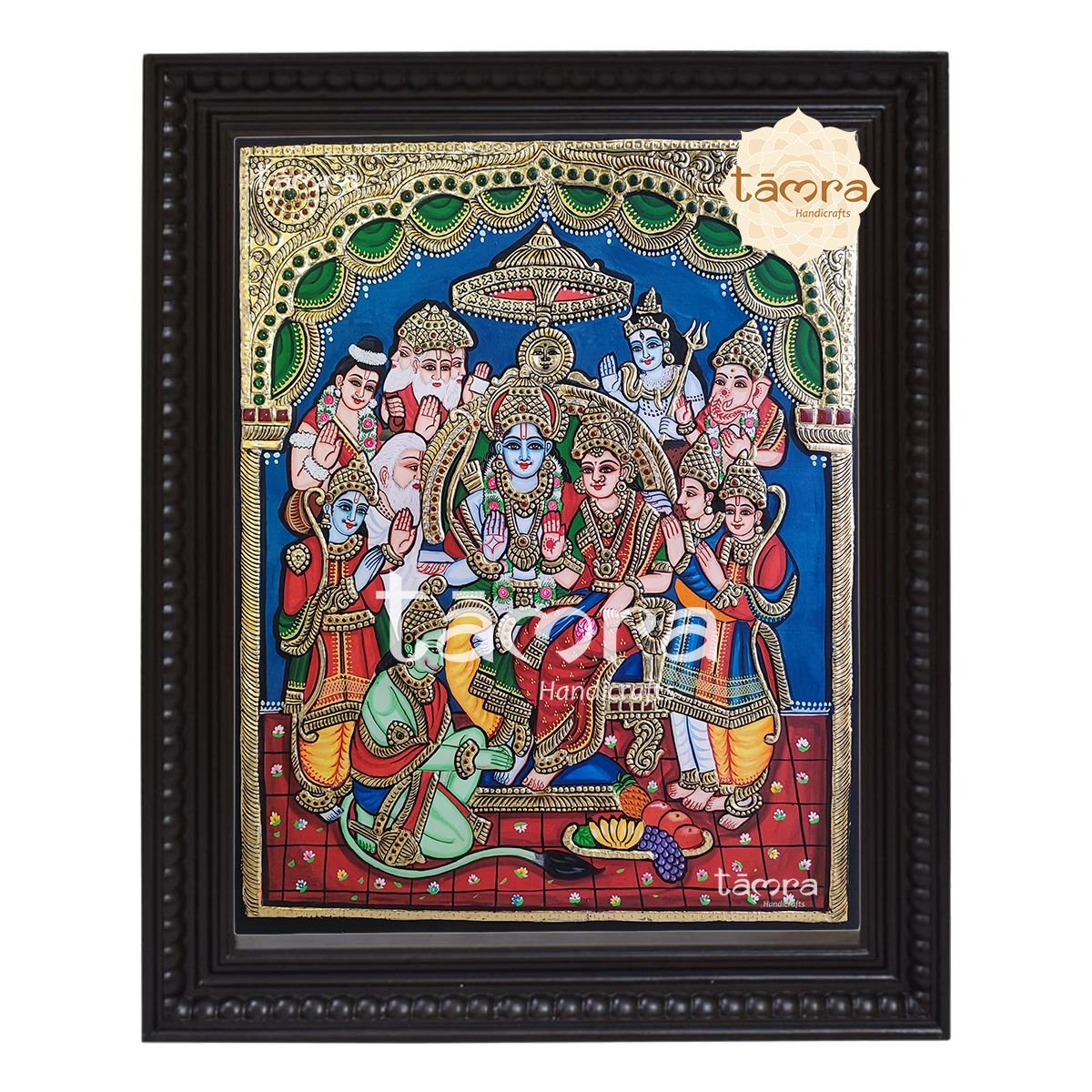Tanjore Painting - Ram Darbar