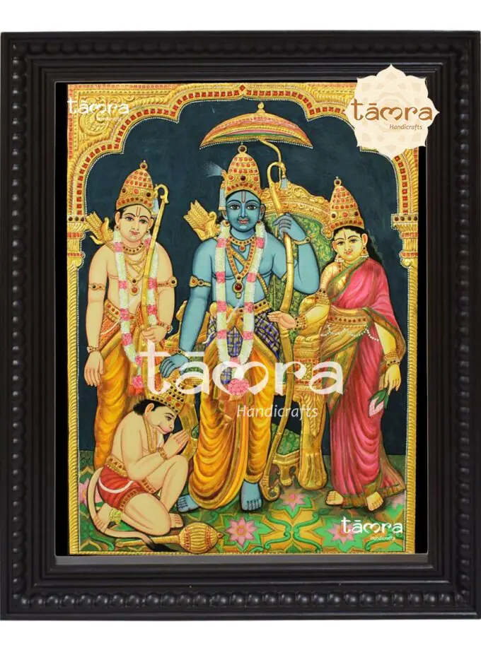Tanjore Painting - Ram Darbar